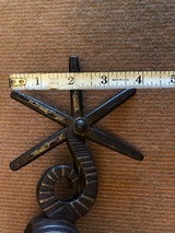 *RARE* Huge Mexican Silver Inlaid Spurs with 4