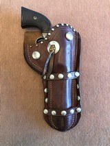 *Great Vintage Spotted Double Loop Holster for a Colt SAA Revolver with a 5 1/2