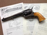 *RARE* Antique Colt SAA .45cal.D.F.C. Inspected Nickel Ivory Grips Archive and Kopec Gold Seal Letter - 1 of 14
