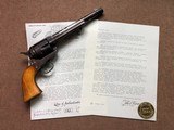 *RARE* Antique Colt SAA .45cal.D.F.C. Inspected Nickel Ivory Grips Archive and Kopec Gold Seal Letter - 3 of 14