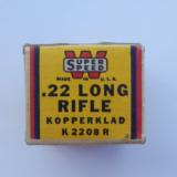 Winchester Super Speed .22 Long Rifle Nickel Plated1939-1944 Full Box - 5 of 7