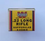 Winchester Super Speed .22 Long Rifle Nickel Plated1939-1944 Full Box - 6 of 7