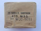 Sealed Western Cartridge Co. .410 M35 Aluminum Shotshell box
- 1 of 6