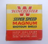 Winchester Super Speed MAGNUM 12 Ga. 1950'S #4 Shot Full Box - 1 of 7
