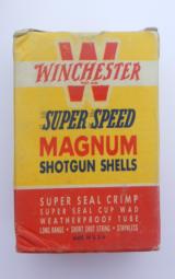 Winchester Super Speed MAGNUM 12 Ga. 1950'S #4 Shot Full Box - 6 of 7