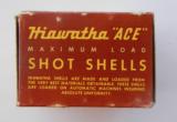 Hiawatha ACE 1958 16 Ga. Full Shotgun Shell Box Unusual - 5 of 7