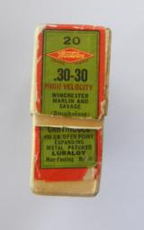 Western 2 Part 30-30 1920's Full Box Lubaloy Open Point - 4 of 7