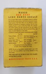 1950 Wards Red Head Full Box 12 gauge Paper Shells - 3 of 7