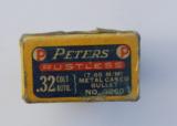 Peters Rustless 32 ACP Full Large P, Kings Mils, Ohio Full Box - 2 of 7