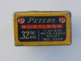 Peters Rustless 32 ACP Full Large P, Kings Mils, Ohio Full Box - 3 of 7