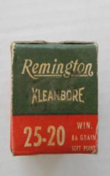 Full Box of Remington 25-20 Winchester 86 Grain Soft Points - 7 of 7
