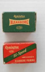 Remington Kleanbore and Remington Hi Speed 22 Remington Special Two Boxes - 2 of 7