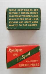 Remington Kleanbore and Remington Hi Speed 22 Remington Special Two Boxes - 3 of 7