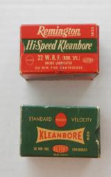 Remington Kleanbore and Remington Hi Speed 22 Remington Special Two Boxes - 1 of 7