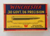 Scarce Full Box Winchester .30 GOV'T.06 Precision Really Nice - 2 of 7
