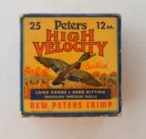 Full Peters High Velocity 12 gauge Shot Shell Box - 1 of 7