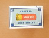 MINT, Federal Monark 20 Gauge Shot Shell Box Full & Correct - 5 of 7