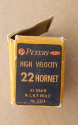 Peters 22 Hornet, 45 Grain Metal Case Hollow Point - 3 of 4