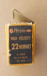 Peters 22 Hornet, 45 Grain Metal Case Hollow Point - 2 of 4
