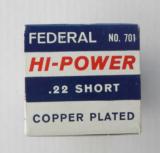 Full Brick 1962 Federal Bullseye Hi Power 22 Short #701 - 7 of 7