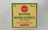 Remington Nitro Express Full 16 gauge Roll Crimp Shells 1930's - 1 of 7