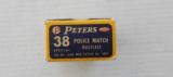 Peters Police Match "Policeman" 38 SPL Wadcutter Full BoxPe - 4 of 6