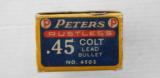 Peters Rustless 45 Colt Full Circa 1930's, Kings Mills, Ohio Oil-Tite - 6 of 6