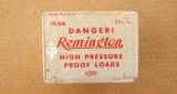 Sealed Two Piece Remington High Pressure Loads 28 Gauge, Definitive Proof Load, Scarce - 3 of 7