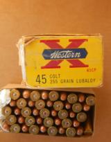 Winchester-Western 45 Colt 255 Grain Lubaloy 1960's - 2 of 3