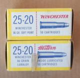 Partial Boxes (2) Winchester 25-20 & Western 25-20 - 8 of 8