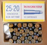 Partial Boxes (2) Winchester 25-20 & Western 25-20 - 2 of 8