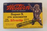 Western Super X Standing Bear Full & Correct 270 Winchester Excellent Condition - 1 of 7