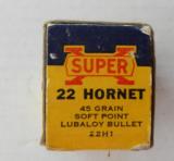 Western Super-X 22 Hornet Lubaloy 46 Cartridges - 7 of 7