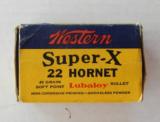Western Super-X 22 Hornet Lubaloy 46 Cartridges - 3 of 7