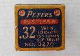 Peters Rustless, Kings Mills, Ohio Full & Correct .32 Winchester (32-20) Oil Tite - 7 of 7