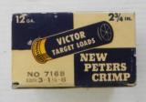 Peters Victor Target Loads Rustless Full & Correct 12 GA. Circa late 1940's - 3 of 7