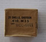 Sealed Mint .410 Aluminum Shot Shell Box Military WCC - 1 of 6