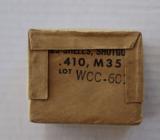 Sealed Mint .410 Aluminum Shot Shell Box Military WCC - 2 of 6