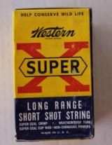 Near Mint Box Western Super X 12 ga. With "Lubaloy" stamp Full & Correct - 6 of 7