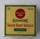 Late 1930's Remington Shur Shot Shells Full & Correct 12 ga Old Style - 1 of 7
