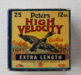 Peters High Velocity Extra Length 3" 12 ga Full & Correct 1940's - 1 of 7