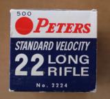 Three 22 Long Rifle Bricks Mid 1960's Each Full, Two Sears One Peters - 12 of 15