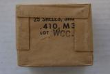 Western Cartridge Co. .410 Sealed Box 1950's Military Load Mint Condition, M35 - 2 of 6