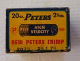 Peters High Velocity Full & Correct 20 gauge Shot Shell Box, Paper Shells - 2 of 6