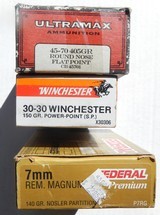 1 Box
45-70, 1 Box 7 mm Rem Mag, 1 Box Winchester 30-30 - 2 of 3