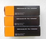 Three Boxes of RWS (Switzerand) 9 mm 124 Grain FMJ, 150 cartridges - 3 of 4