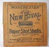 Circa 1912 Winchester New Rival 100 Count Shotgun Shell Box, Full - 1 of 9