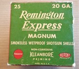 Remington Magnum 20 gauge 3 Inch 1940's Paper Shells Full & Correct - 1 of 6
