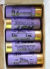 3 Boxes RST 16 gauge
2 1/2 Inch shells, #7 1/2 Shot Total of 75 shells - 3 of 3