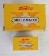 Very Scarce, Full Brick Western Super-Match 22 Short Pistol Match, Made onlyin 1961. - 1 of 2